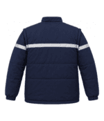 Kolları Çıkarılabilir Reflektörlü 7/7 Gabardin İş Montu ve Yeleği - Görsel 2