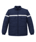 Reflektörlü 7/7 gabardin iş montu ön görünüm