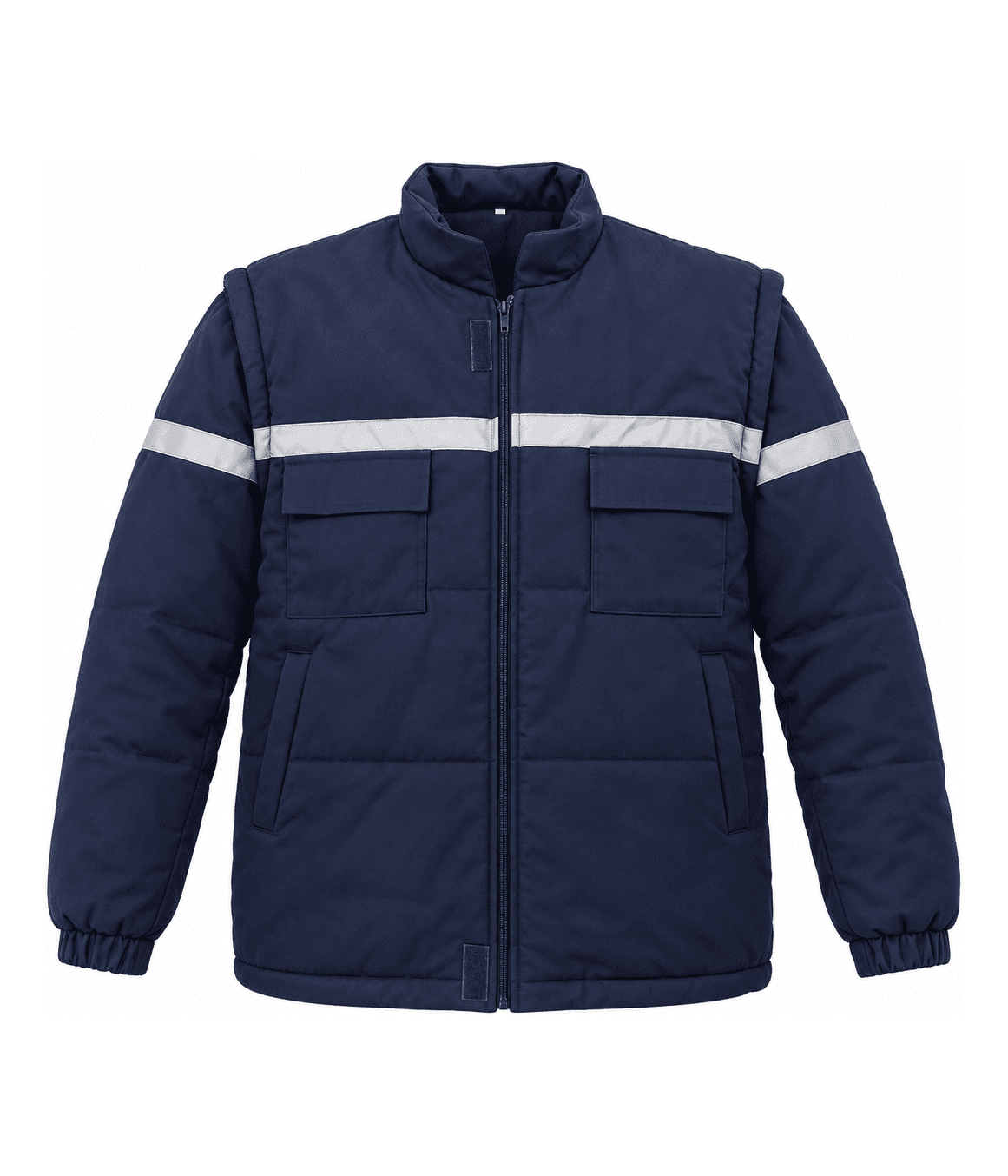 gabardin-mont-on Reflektörlü 7/7 gabardin iş montu ön görünüm