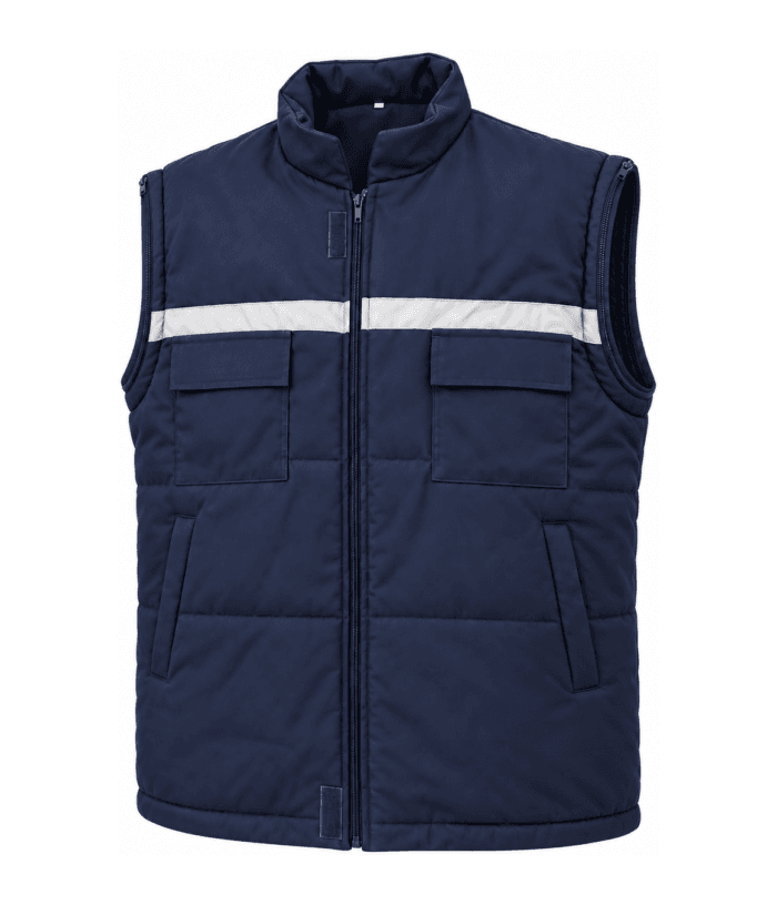 Kolları Çıkarılabilir Reflektörlü 7/7 Gabardin İş Montu ve Yeleği - Görsel 3