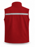 ProWork Reflektif Biyeli Cepli Softshell İş Yeleği - Bordo - Görsel 2