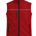 ProWork Reflektif Biyeli Cepli Softshell İş Yeleği - Bordo