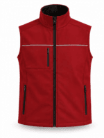 ProWork Reflektif Biyeli Cepli Softshell İş Yeleği - Bordo